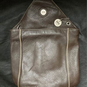 The Sak vintage leather sling bag